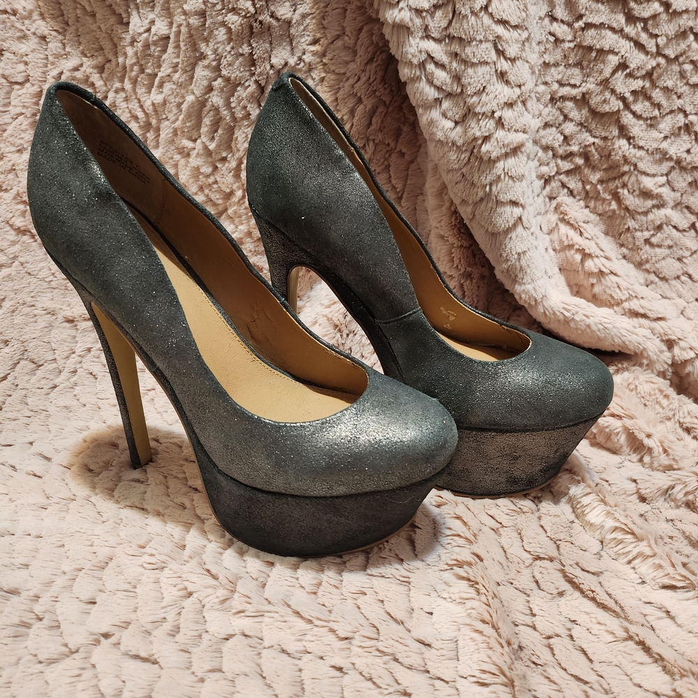 ZIGI girl Gray Stiletto Heels Classic Pumps